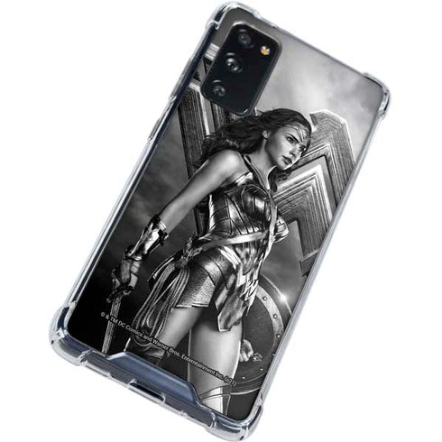 The Justice League (2017) Wonder Woman Poster Galaxy S20 FE Clear Case