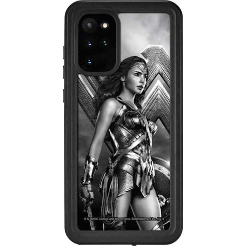 The Justice League (2017) Wonder Woman Poster Galaxy S20 Plus Waterproof Case