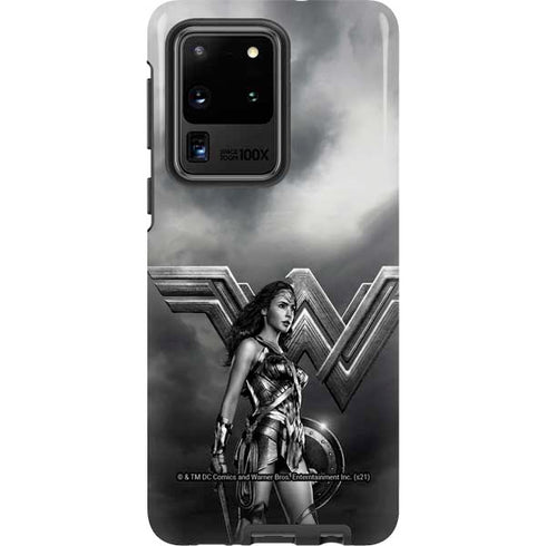 The Justice League (2017) Wonder Woman Poster Galaxy S20 Ultra 5G Pro Case