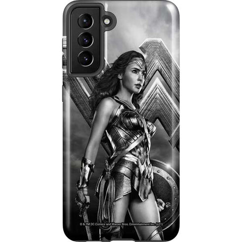 The Justice League (2017) Wonder Woman Poster Galaxy S21 FE Pro Case
