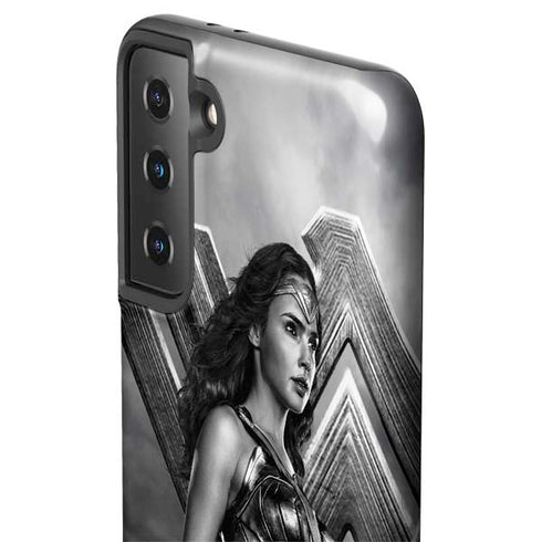 The Justice League (2017) Wonder Woman Poster Galaxy S21 Plus 5G Pro Case