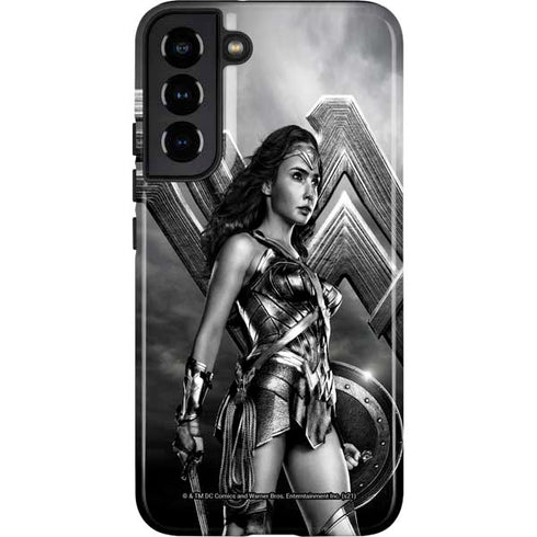 The Justice League (2017) Wonder Woman Poster Galaxy S22 Plus Pro Case