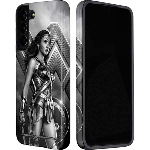 The Justice League (2017) Wonder Woman Poster Galaxy S22 Plus Pro Case