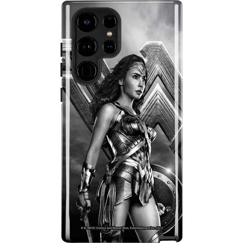 The Justice League (2017) Wonder Woman Poster Galaxy S22 Ultra Pro Case