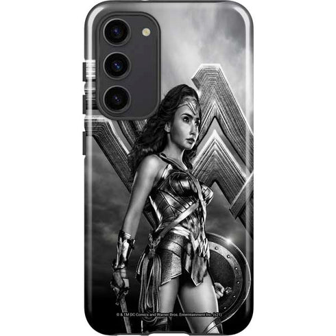 The Justice League (2017) Wonder Woman Poster Galaxy S23 Plus Pro Case