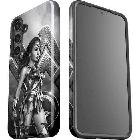 The Justice League (2017) Wonder Woman Poster Galaxy S24 Plus Impact Case
