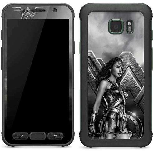 The Justice League (2017) Wonder Woman Poster Galaxy S7 Active Skin