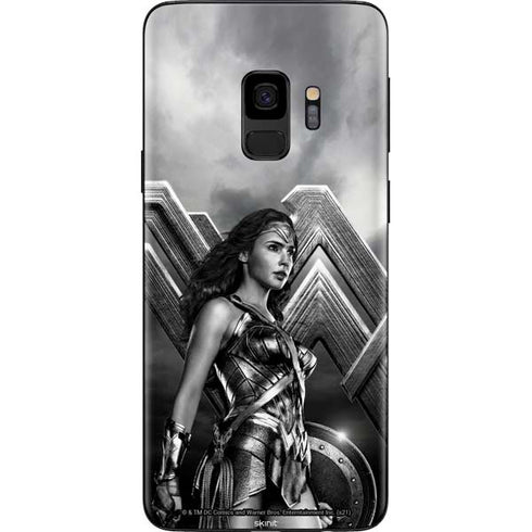 The Justice League (2017) Wonder Woman Poster Galaxy S9 Skin