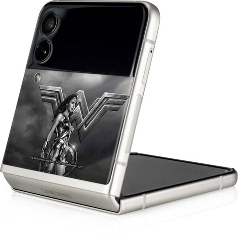 The Justice League (2017) Wonder Woman Poster Galaxy Z Flip3 5G Skin