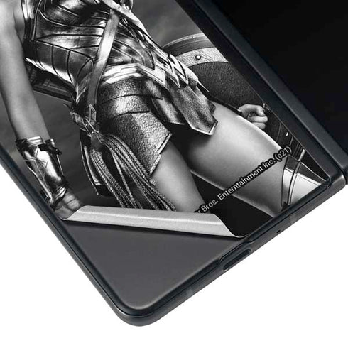 The Justice League (2017) Wonder Woman Poster Galaxy Z Fold3 5G Skin
