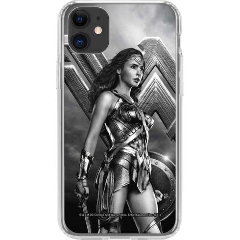 The Justice League (2017) Wonder Woman Poster iPhone 11 Clear Case