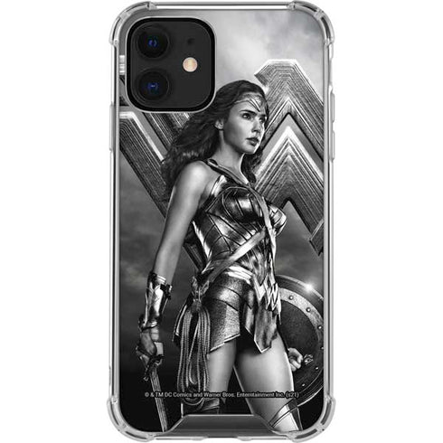 The Justice League (2017) Wonder Woman Poster iPhone 12 Clear Case
