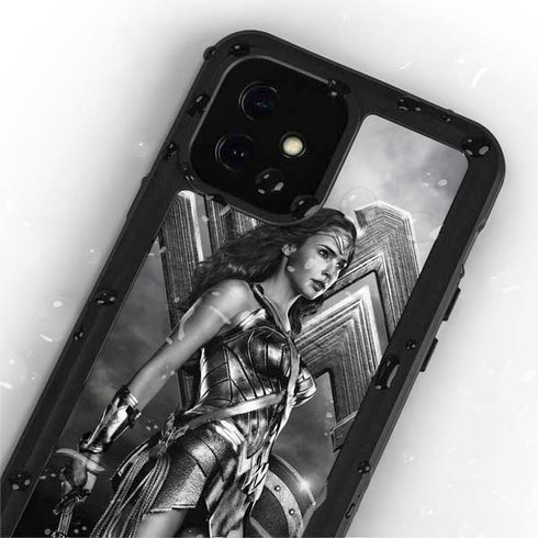 The Justice League (2017) Wonder Woman Poster iPhone 12 Mini Waterproof Case