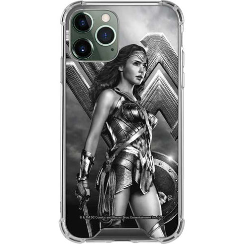 The Justice League (2017) Wonder Woman Poster iPhone 12 Pro Clear Case