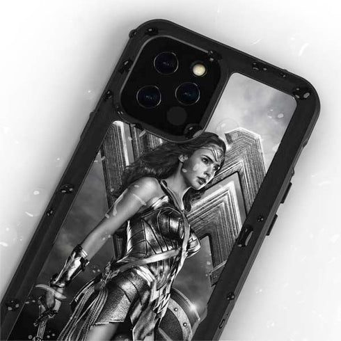 The Justice League (2017) Wonder Woman Poster iPhone 12 Pro Max Waterproof Case