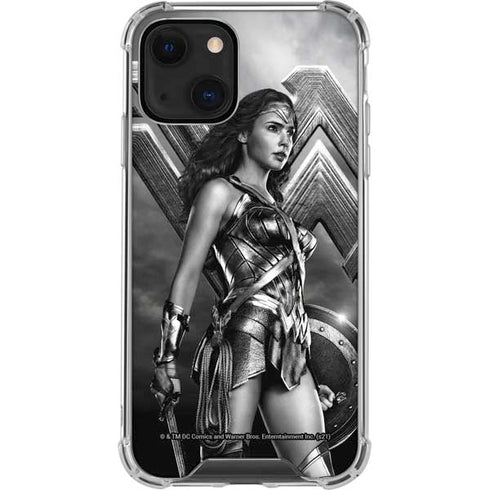 The Justice League (2017) Wonder Woman Poster iPhone 14 Clear Case