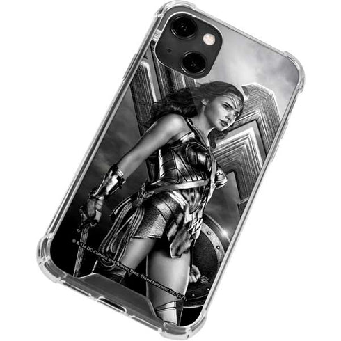The Justice League (2017) Wonder Woman Poster iPhone 14 Clear Case