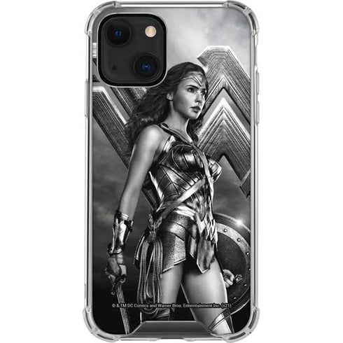 The Justice League (2017) Wonder Woman Poster iPhone 14 Plus Clear Case