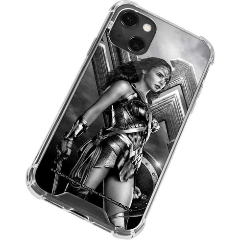 The Justice League (2017) Wonder Woman Poster iPhone 14 Plus Clear Case