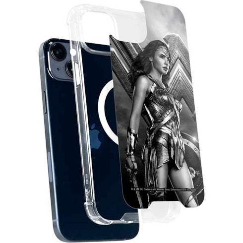 The Justice League (2017) Wonder Woman Poster iPhone 15 Plus MagSafe Case