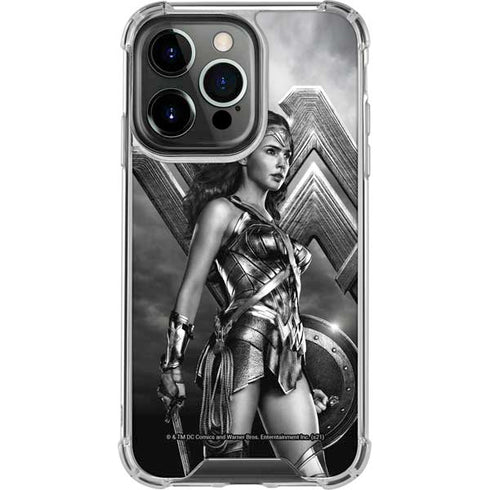 The Justice League (2017) Wonder Woman Poster iPhone 15 Pro Clear Case