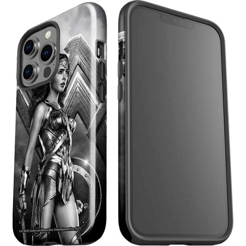 The Justice League (2017) Wonder Woman Poster iPhone 15 Pro Impact Case