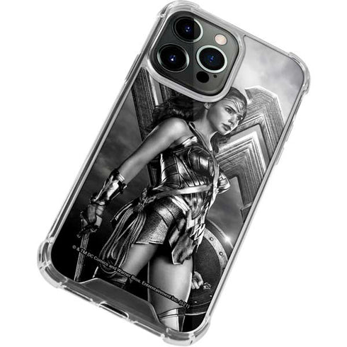The Justice League (2017) Wonder Woman Poster iPhone 15 Pro Max Clear Case