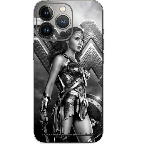The Justice League (2017) Wonder Woman Poster iPhone 15 Pro Skin