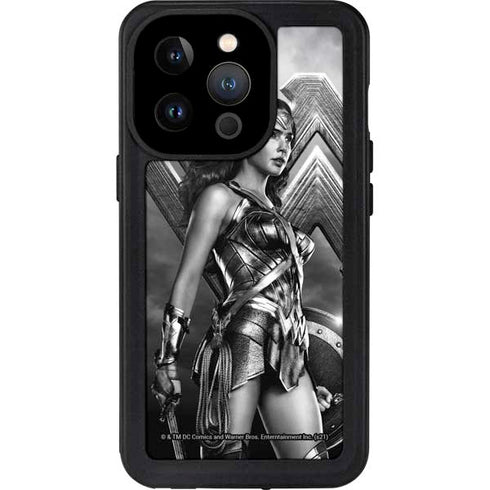 The Justice League (2017) Wonder Woman Poster iPhone 14 Pro Waterproof Case