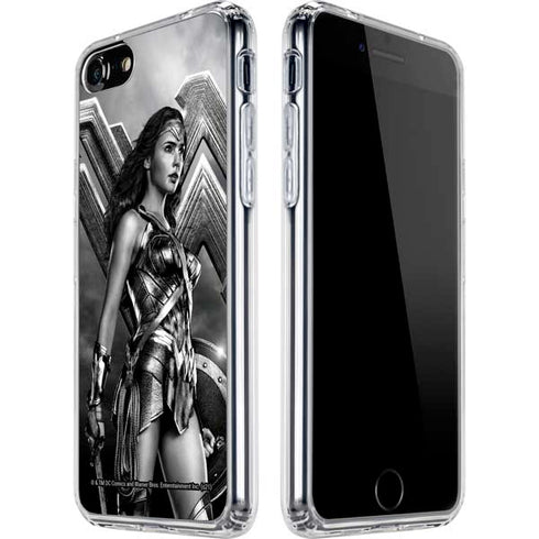 The Justice League (2017) Wonder Woman Poster iPhone SE (2nd & 3rd Gen) Clear Case
