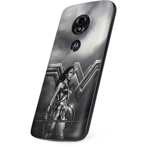 The Justice League (2017) Wonder Woman Poster Moto E5 Play Skin