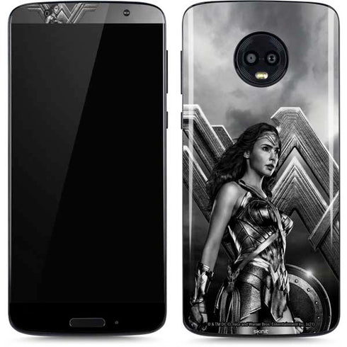 The Justice League (2017) Wonder Woman Poster Moto G6 Skin