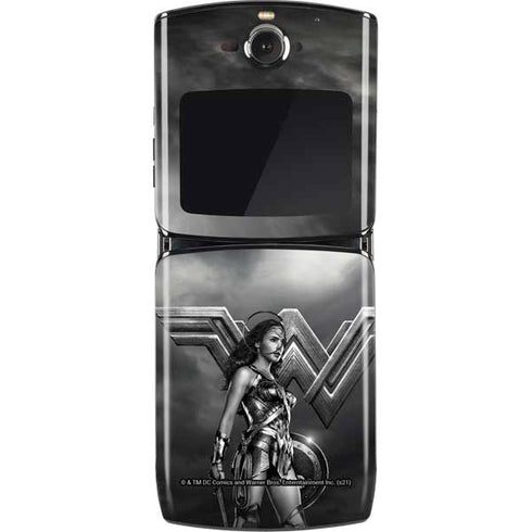 The Justice League (2017) Wonder Woman Poster Motorola RAZR Skin