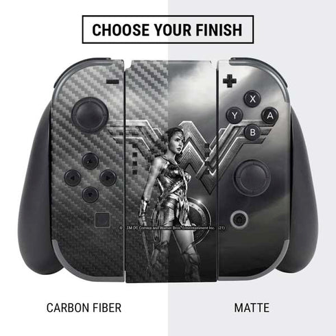 The Justice League (2017) Wonder Woman Poster Nintendo Switch Bundle Skin