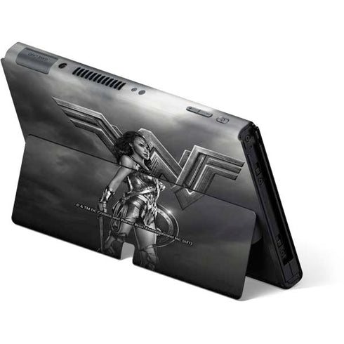 The Justice League (2017) Wonder Woman Poster Nintendo Switch OLED (2021) Skin