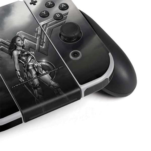 The Justice League (2017) Wonder Woman Poster Nintendo Switch OLED (2021) Skin
