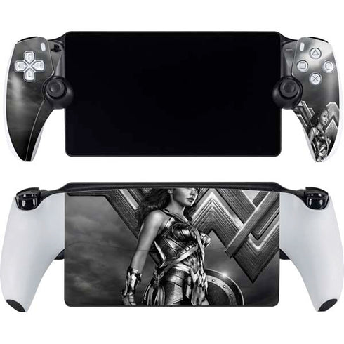 The Justice League (2017) Wonder Woman Poster PlayStation Portal Remote Player Skin