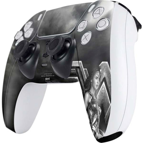 The Justice League (2017) Wonder Woman Poster PS5 Controller Skin