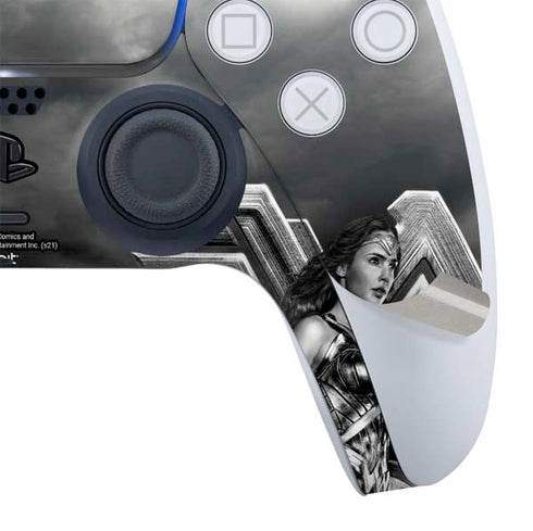 The Justice League (2017) Wonder Woman Poster PS5 Controller Skin