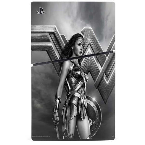The Justice League (2017) Wonder Woman Poster PS5 Slim Digital Edition Bundle Skin