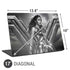 The Justice League (2017) Wonder Woman Poster Universal Laptop 17in (13.8 x 10in) Skin