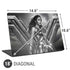 The Justice League (2017) Wonder Woman Poster Universal Laptop 18in (14.6 x 10.6in) Skin
