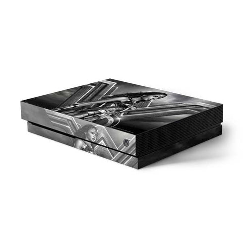 The Justice League (2017) Wonder Woman Poster Xbox One X Console Skin