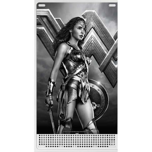The Justice League (2017) Wonder Woman Poster Xbox Series S Console Skin