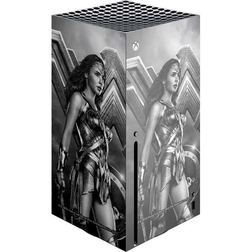 The Justice League (2017) Wonder Woman Poster Xbox Series X Console Skin