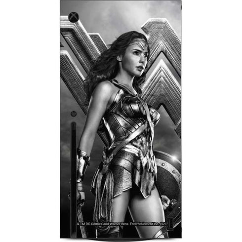 The Justice League (2017) Wonder Woman Poster Xbox Series X Console Skin
