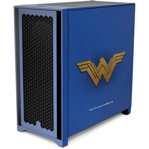 DC Comics Wonder Woman Movie Emblem Corsair 4000D Tempered Glass Mid-Tower ATX Case Skin
