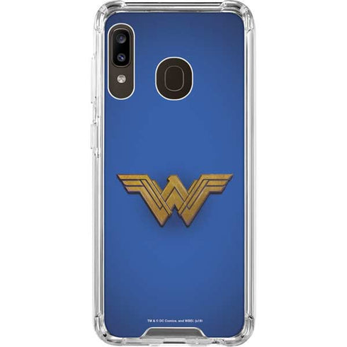 DC Comics Wonder Woman Movie Emblem Galaxy A30 Clear Case