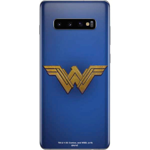 DC Comics Wonder Woman Movie Emblem Galaxy S10 Plus Skin