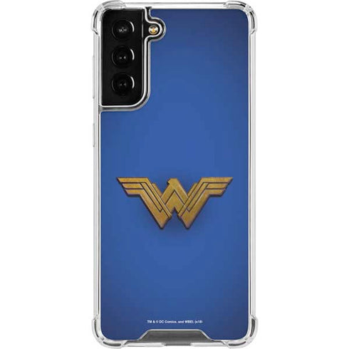 DC Comics Wonder Woman Movie Emblem Galaxy S21 FE Clear Case